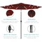 Best Choice Products 10ft Solar LED Lighted Patio Umbrella w/ Tilt Adjustment, UV-Resistant Fabric